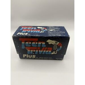 Vtg Teen Trivia Plus 1984 Vintage Game Cards In Box 80s Family Fun Nostalgia
